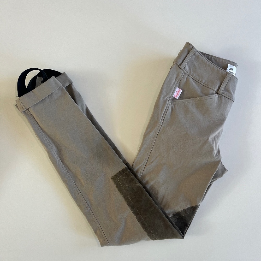 16 Tailored Sportsman Girls Side Zip Trophy Jodhpurs Breeches Riding Equestrian